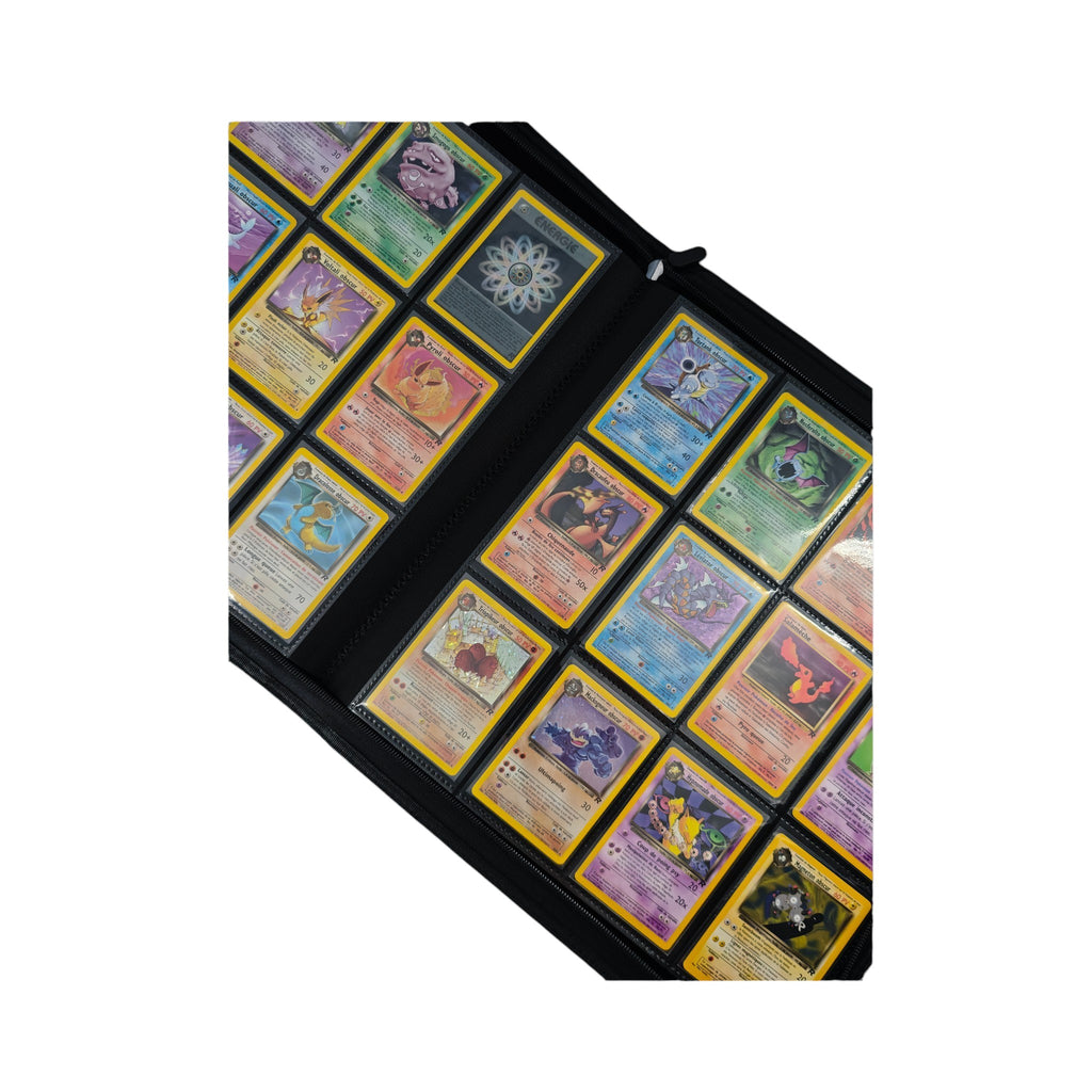 CLASSEUR 480 CARTES ZIP - 4x3 - JAUNE