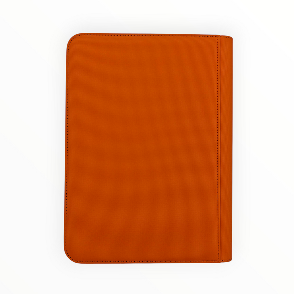 CLASSEUR 360 CARTES ZIP - 3x3 - ORANGE
