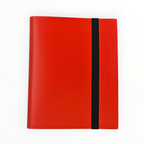CLASSEUR 360 CARTES SOUPLE - 3x3 - ROUGE