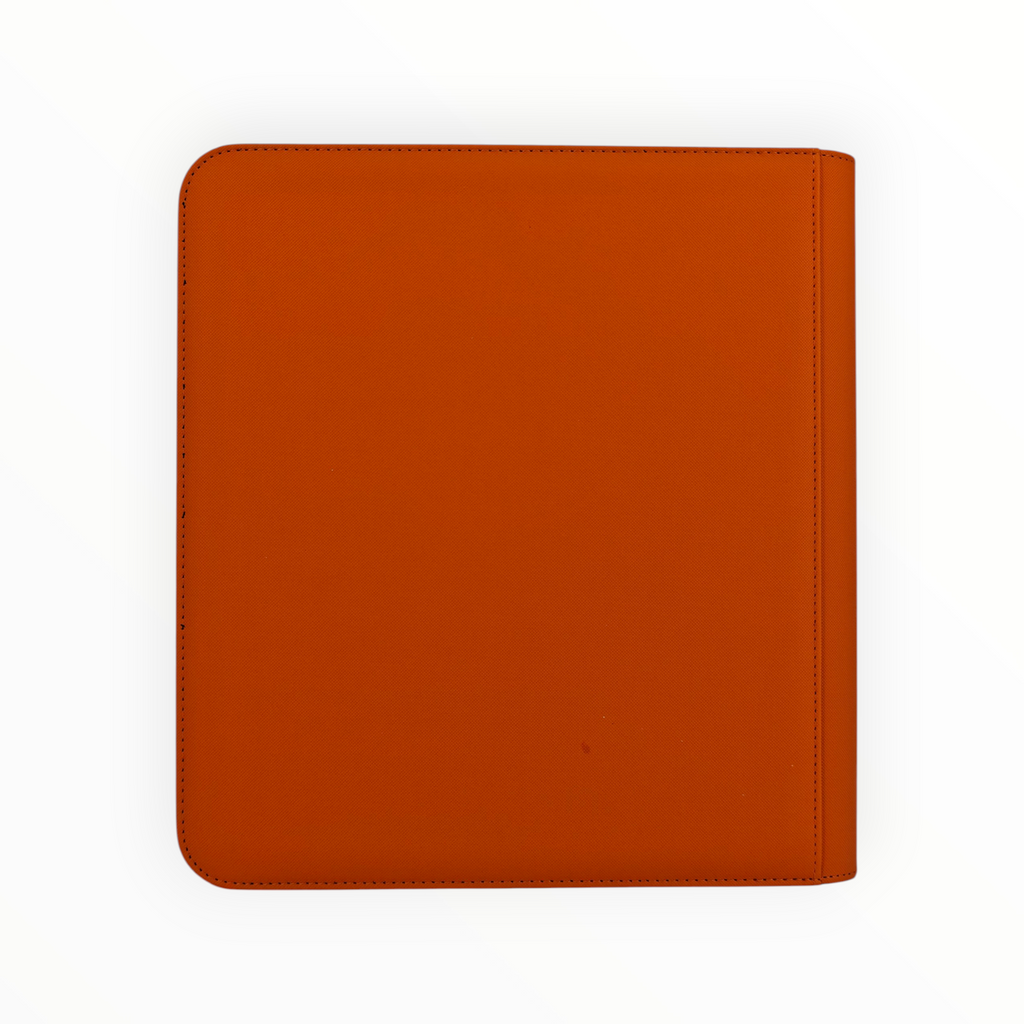 CLASSEUR 480 CARTES ZIP - 4x3 - ORANGE