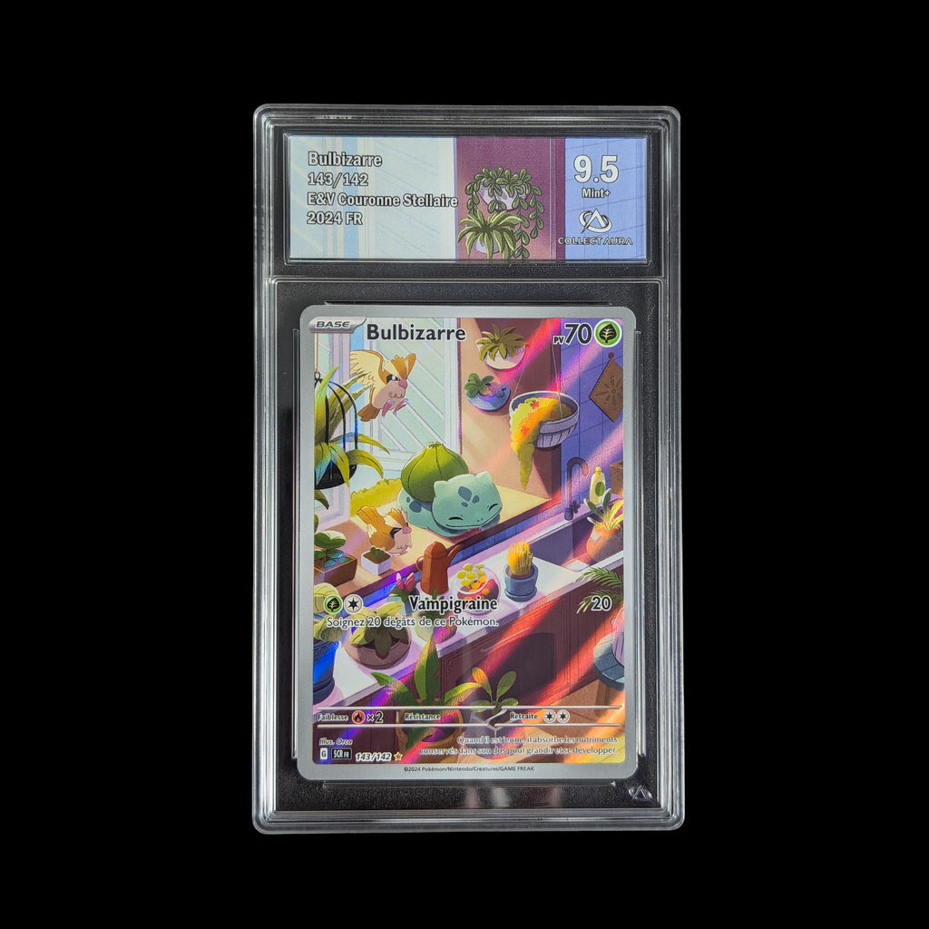 Bulbizarre - Collect Aura 9.5 - 143/142 - Couronne Stellaire