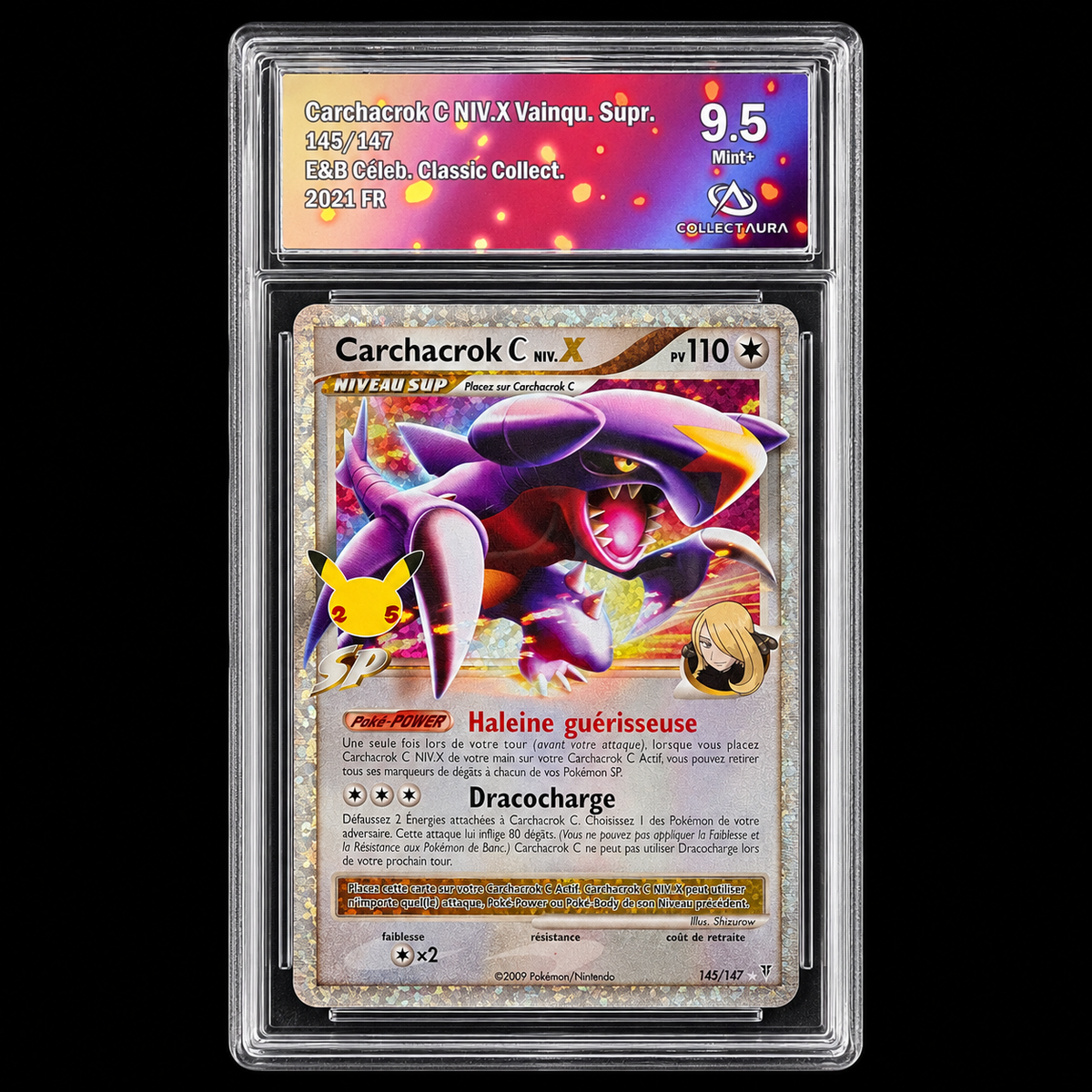 carchacrok-c-niv-x-145-147 Célébrations FR Collect Aura 9.5 Mint+