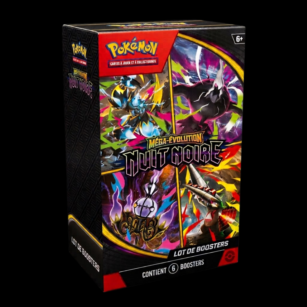 Bundle Pokémon | ME05 | Nuit Noire (FR) | Avec Protection acrylique