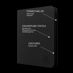Classeur Toploaders ZIP noir 4x4 — caractéristiques de la couverture