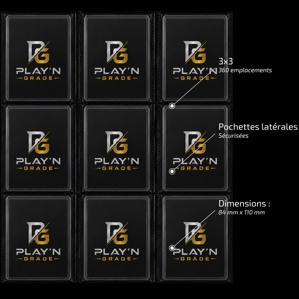 TOPLOADER PREMIUM BINDER - 4x3 - XXX LOCATIONS