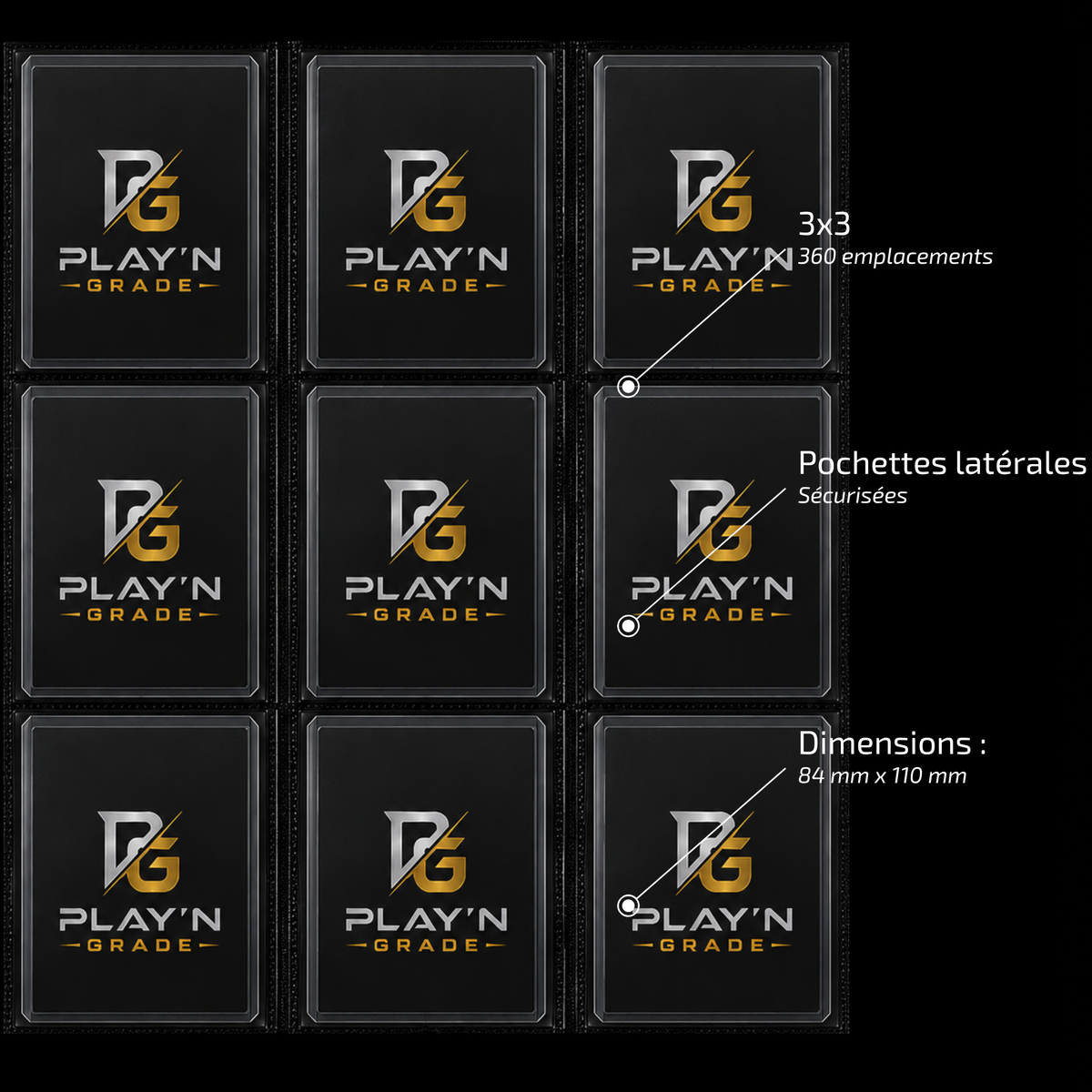 TOPLOADER PREMIUM BINDER - 4x3 - XXX LOCATIONS