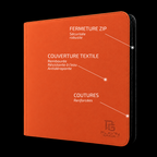 Classeur Toploaders ZIP orange 4x3 — caractéristiques de la couverture