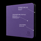 Classeur Toploaders ZIP violet 4x3 — caractéristiques de la couverture