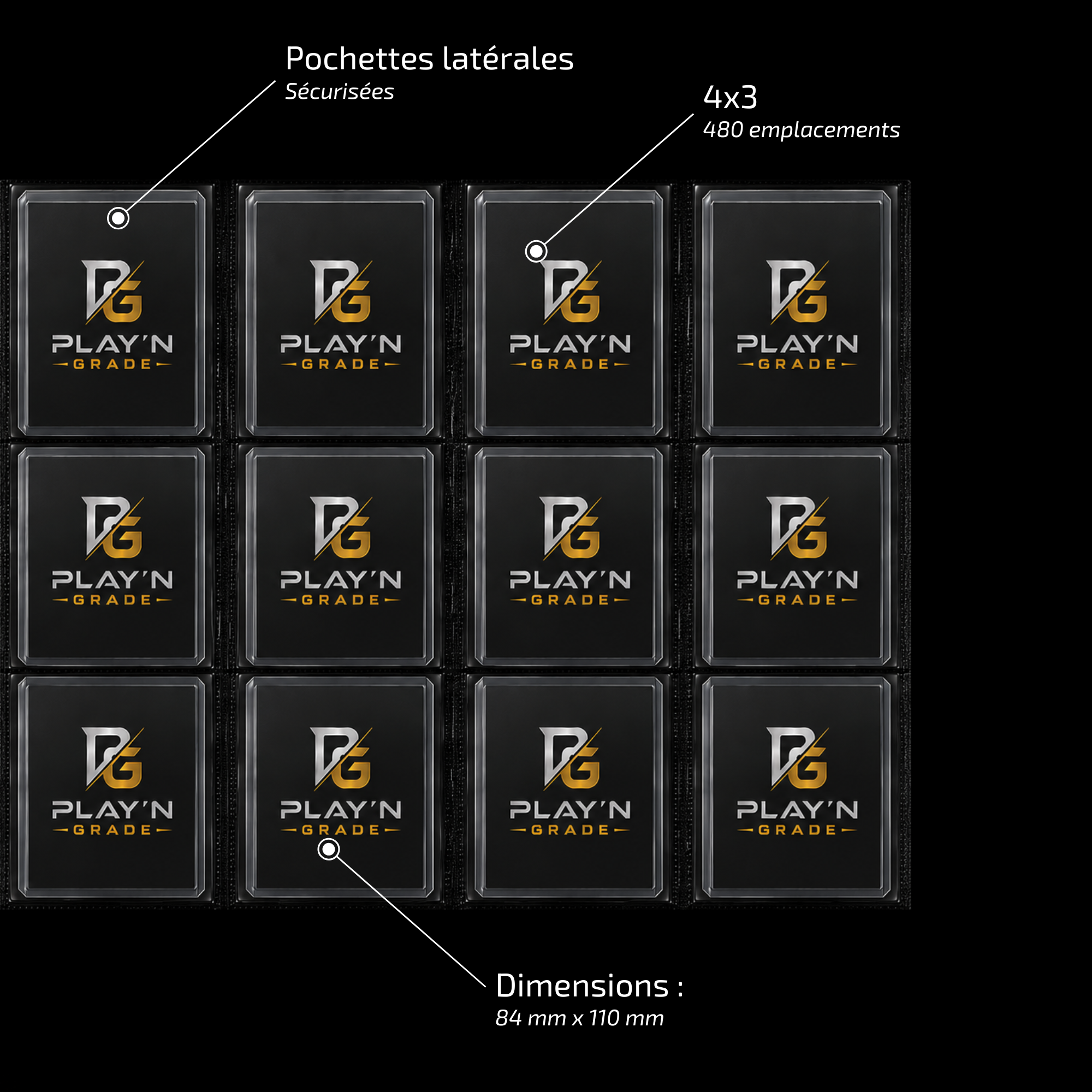 TOPLOADER PREMIUM BINDER - 4x3 - XXX LOCATIONS