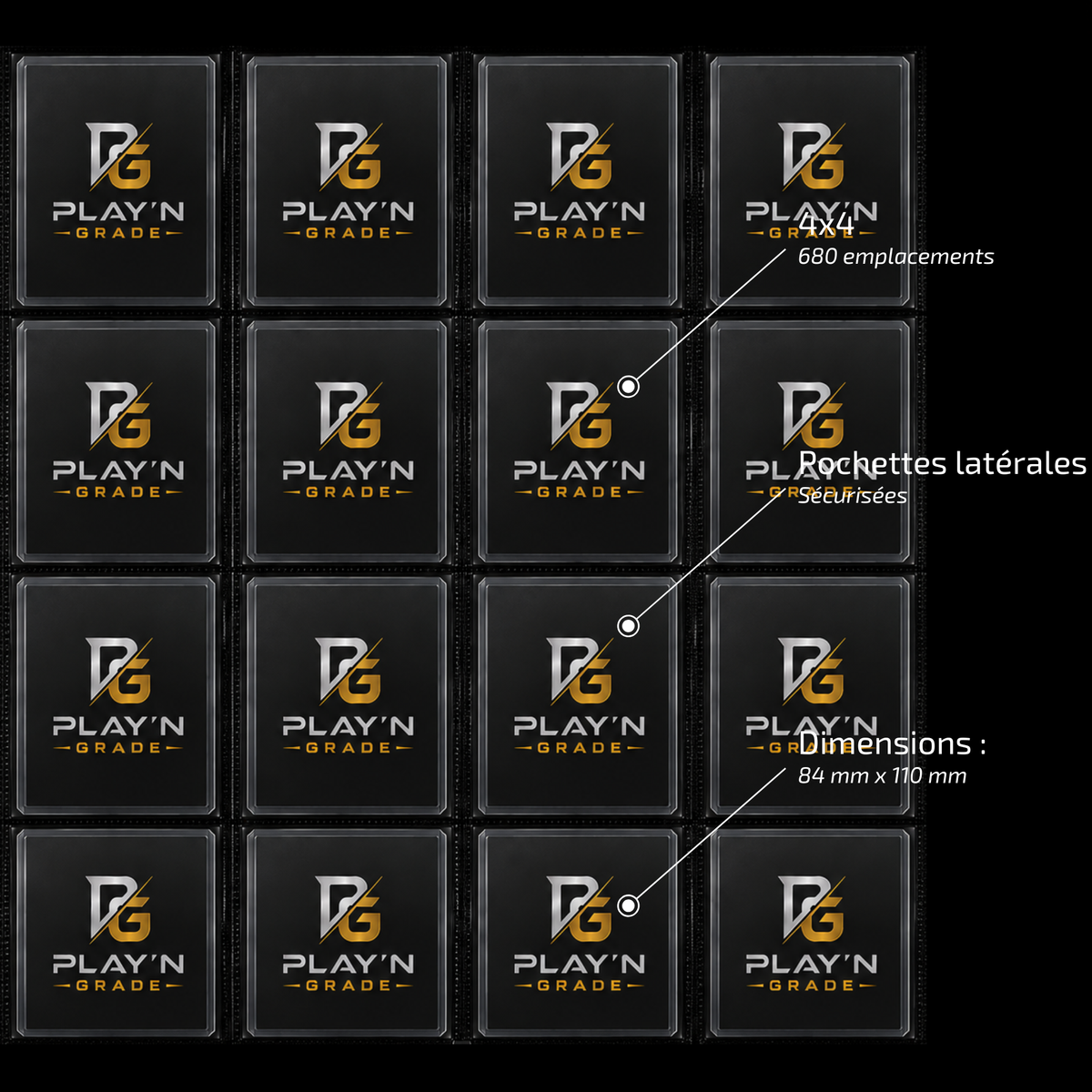 TOPLOADER PREMIUM BINDER - 4x3 - XXX LOCATIONS