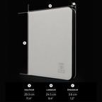 CLASSEUR 160 TOPLOADER ZIP - 2x2 - BLANC
