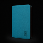 Classeur 960 cartes zip - 4x4 - bleu – vue de profil