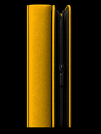 CLASSEUR 160 TOPLOADER ZIP - 2x2 - JAUNE