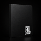 Classeur 360 cartes souple - 3x3 - noir – vue de profil
