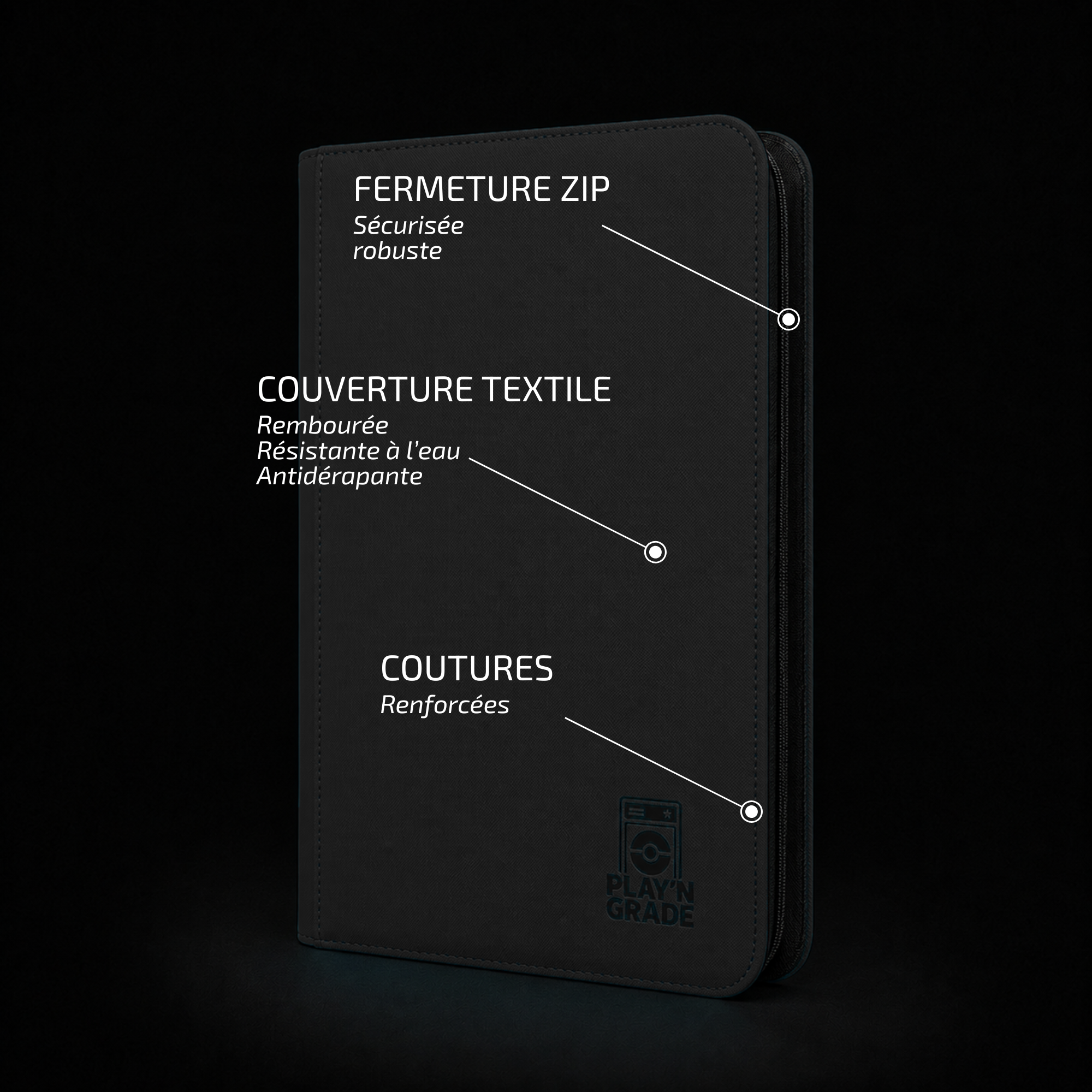 PREMIUM CARD BINDER - 4x3 - 480 SLOTS