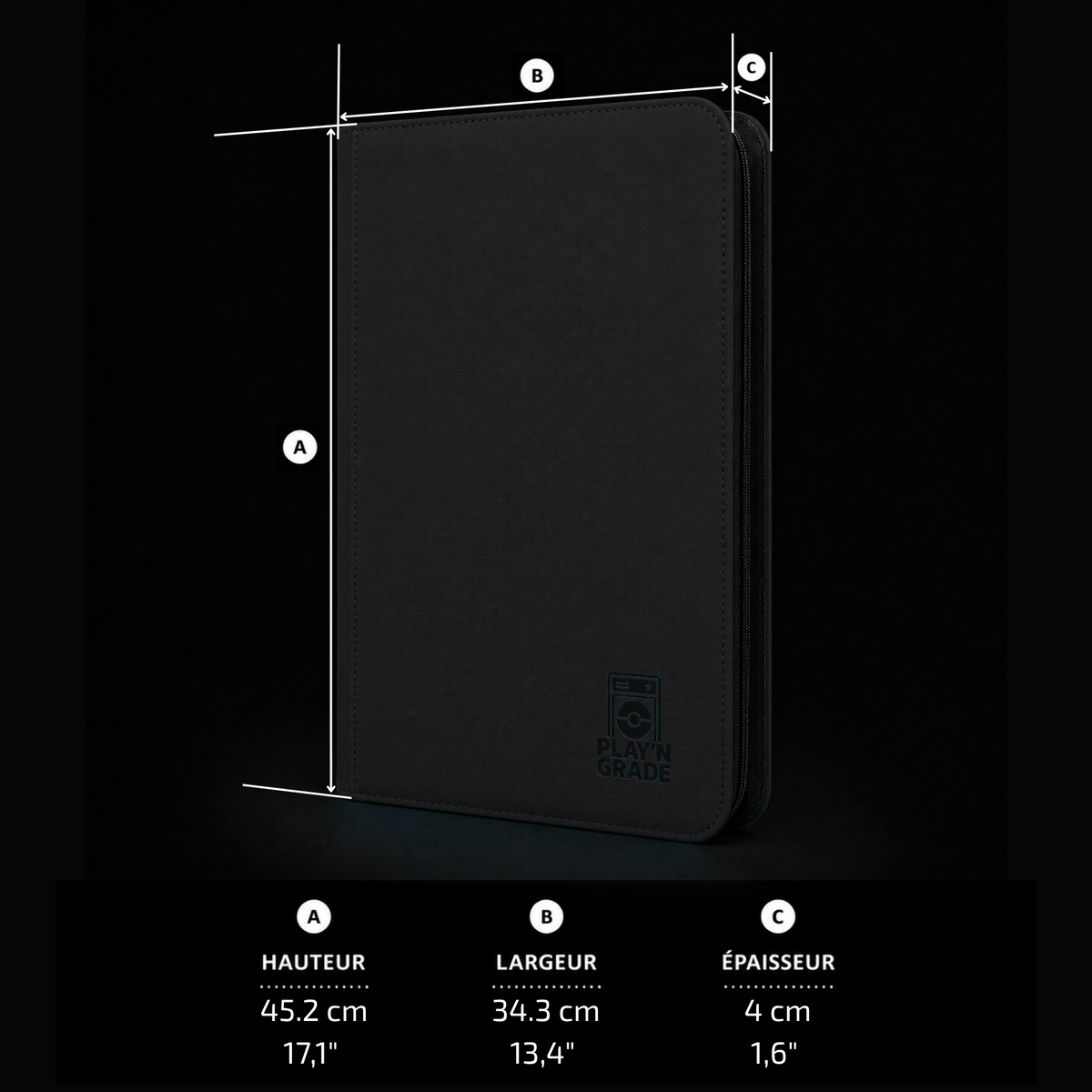 PREMIUM CARD BINDER - 4x3 - 480 SLOTS