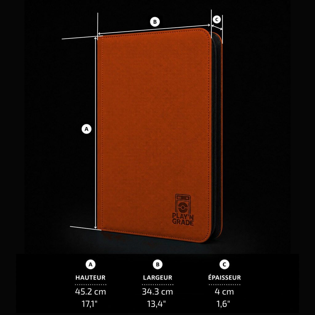 PREMIUM CARD BINDER - 4x3 - 480 SLOTS