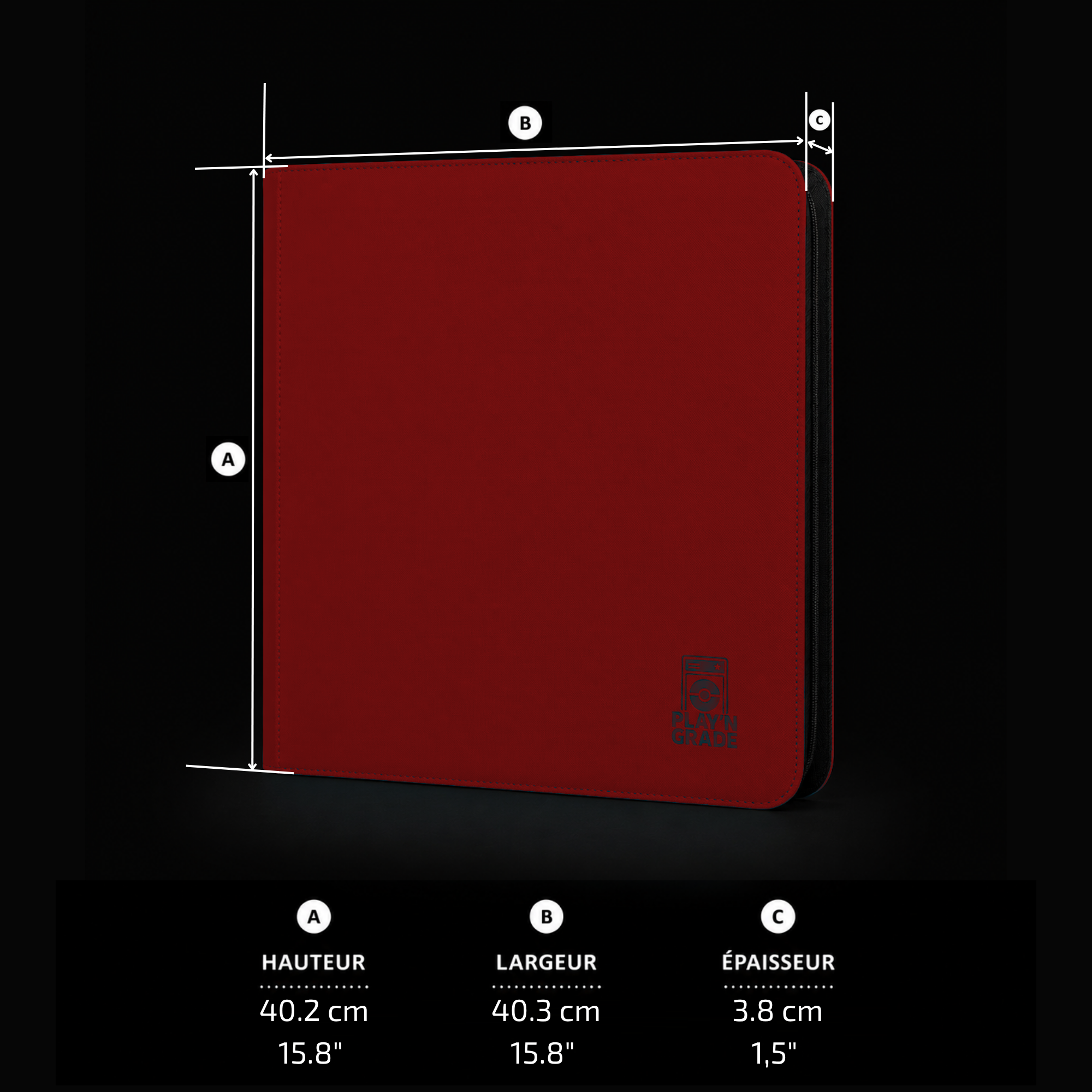 TOPLOADER PREMIUM BINDER - 4x3 - XXX LOCATIONS