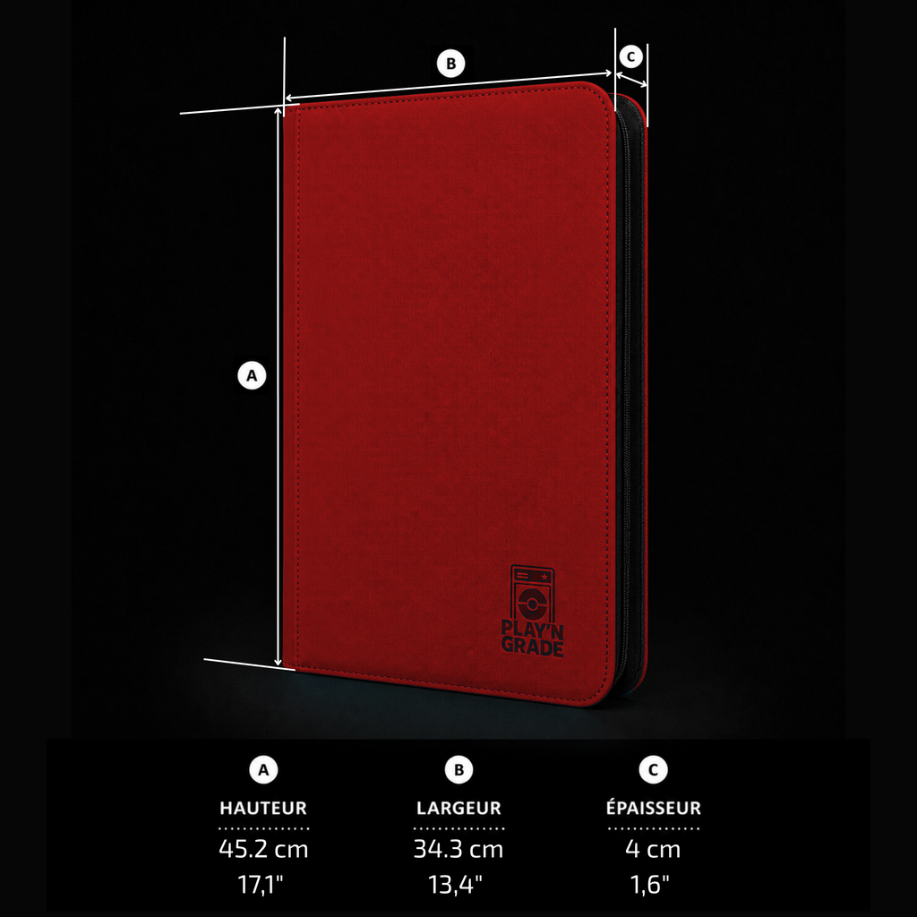 PREMIUM CARD BINDER - 4x3 - 480 SLOTS