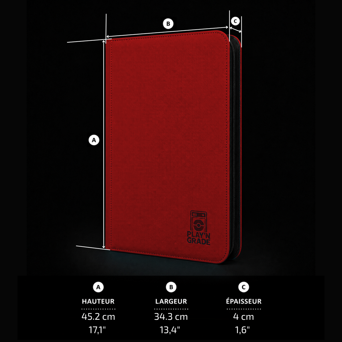 PREMIUM CARD BINDER - 4x3 - 480 SLOTS