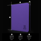 CLASSEUR 160 TOPLOADER ZIP - 2x2 - VIOLET