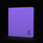 Classeur 480 cartes zip - 4x3 - violet – vue de profil
