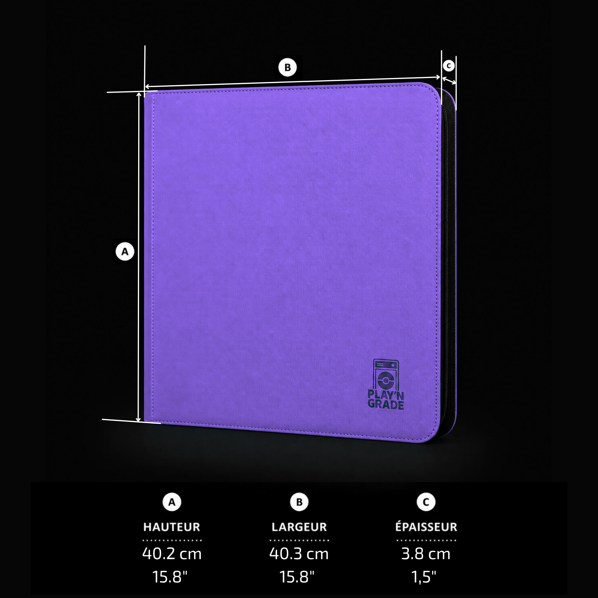 TOPLOADER PREMIUM BINDER - 4x3 - XXX LOCATIONS
