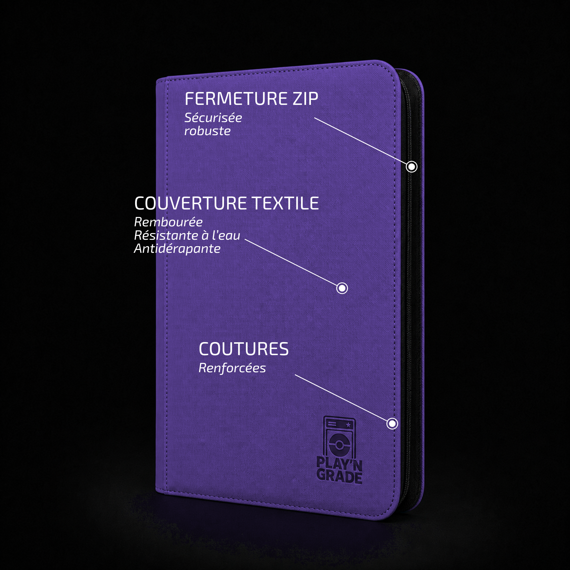 PREMIUM CARD BINDER - 4x3 - 480 SLOTS