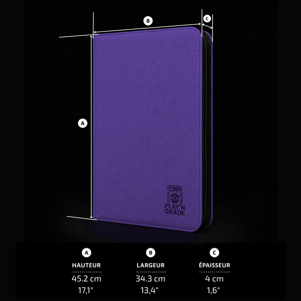 PREMIUM CARD BINDER - 4x3 - 480 SLOTS