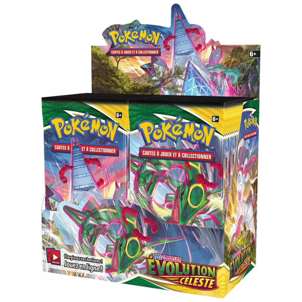Display Pokémon | EB07 | Évolution Céleste | Avec Protection Acrylique – présentation du produit