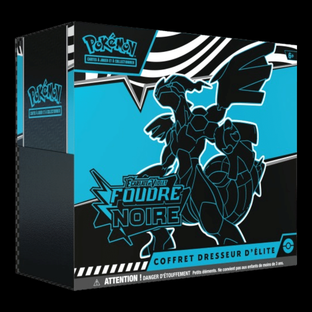 ETB Pokémon | EV10.5 | Foudre Noire (FR) | Avec Protection acrylique