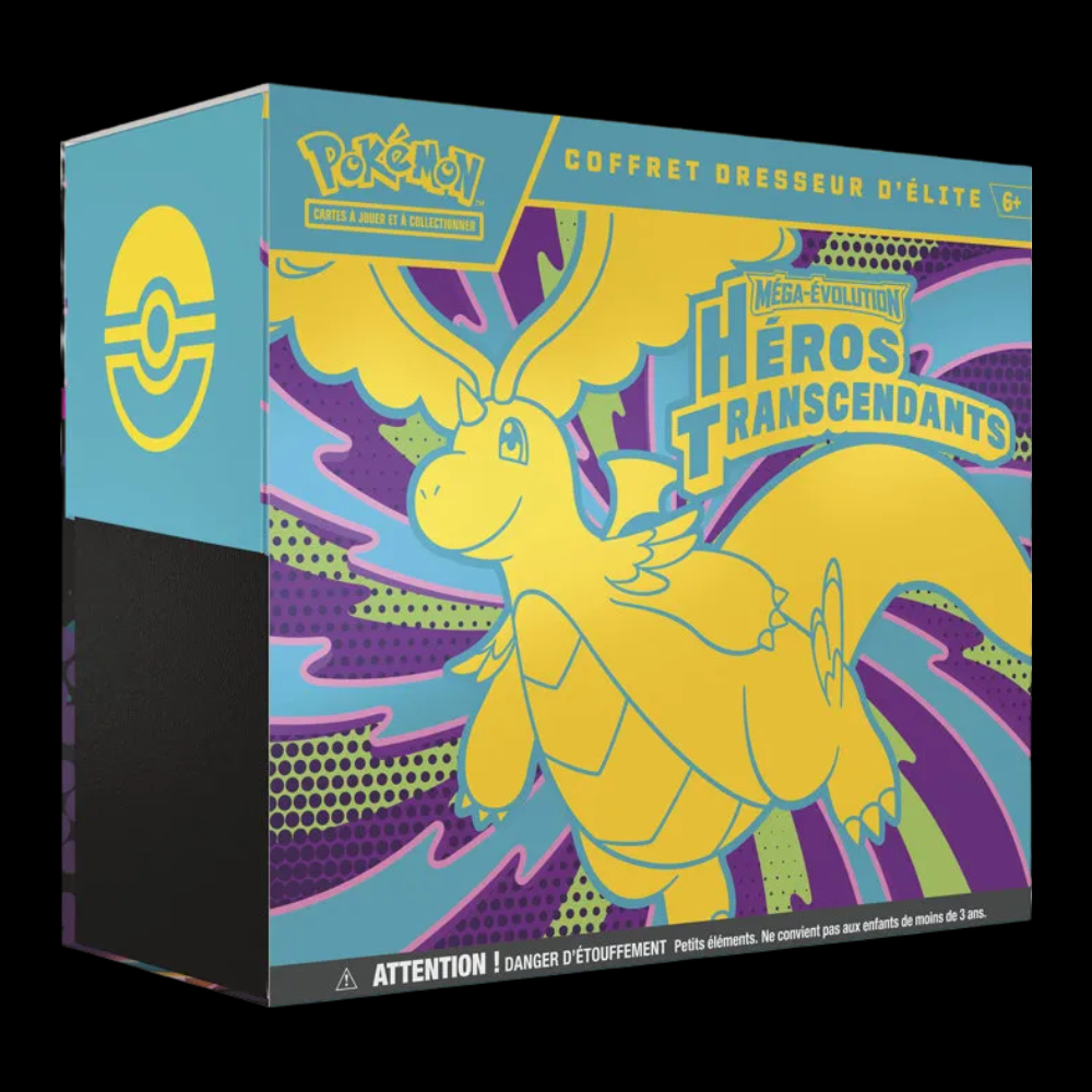 ETB Pokémon | ME2.5 | Héros Transcendants (FR) | Avec Protection acrylique