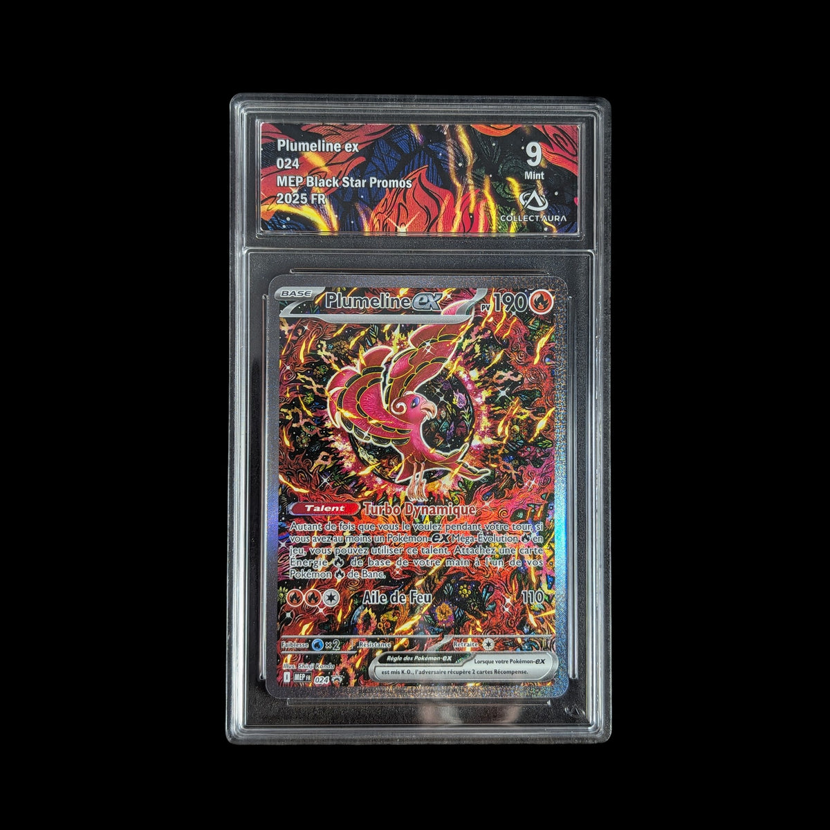 Plumeline ex - Collect Aura 9 - 024 - MEP Black Star Promos – recto